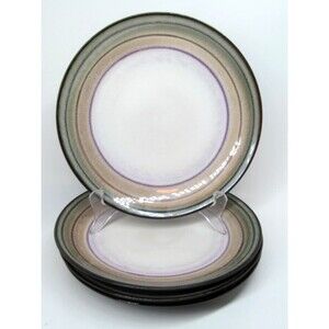 Sango Pinwheel Spice Salad Plates 8" Bundle of 4